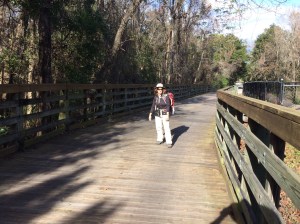 West Orange Trail - J's trademark shadow in the corner