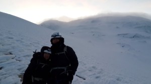 Dawn breaking over Cayambe - photo by Oswaldo Freire